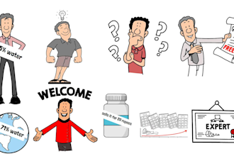 make captivating pro whiteboard animation explainer video or doodle video