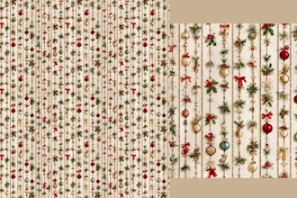 design elegant seamless christmas patterns