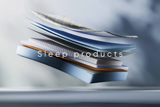 create 3d mattress animation cutaway product animation show layers and structure