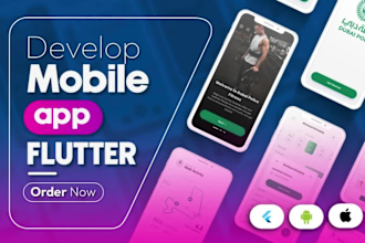 do mobile app development, android and ios app development as flutter developer