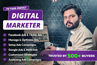 setup, and manage tiktok ads, facebook ads