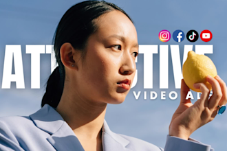 make attractive short video ads and facebook ads for you