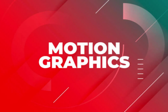 do motion graphics for your fiverr gig video