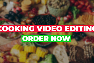 professionally edit your cooking videos for social media