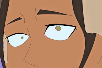 do 2d character animation frame by frame cartoon or anime style animation video