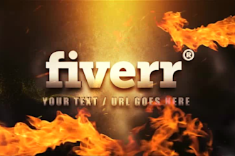 create this cinematic fire promo video