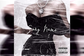 design album cover, single cover, music cover art