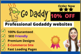 design or redesign stunning  godaddy website or godaddy ecommerce store