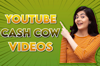 create amazing cash cow youtube videos or convert text to video