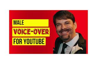 record an american male voice for your youtube channel