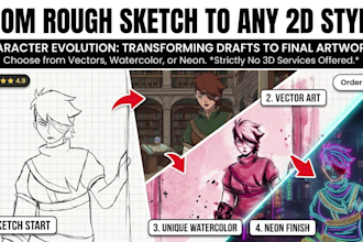 transform your rough sketch into a stylized ai animation