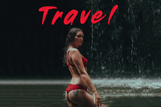 cinematic video editing for travel, vlog, or event videos