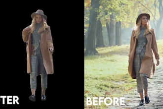 do masking for models, products and video projects