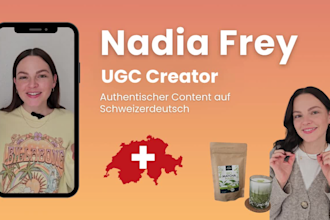 produce natural ugc videos in swiss german, deutsch