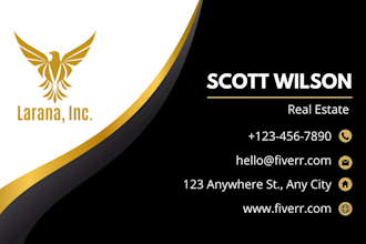 stunning luxury business cards available with qr code for real estate business