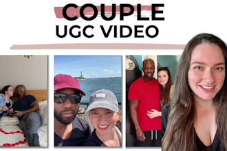 create couples ugc video with my husband