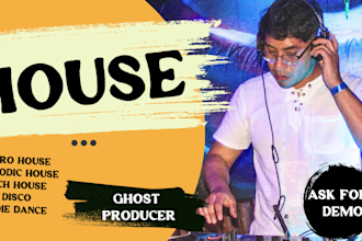 produce a professional afro house, melodic house exclusive track for you