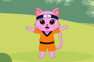 create 2d cartoon animation video