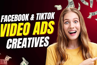 do dropshipping video ads, facebook video, tiktok ads and ugc ads