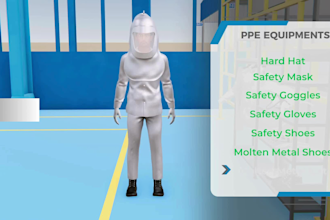 animate 3d industrial safety training animation factory workflow process video