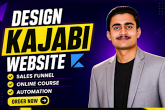 design kajabi website, kajabi sales funnel, kajabi online course, landing page