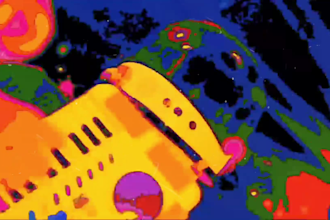 create a psychedelic trip out music video for your track