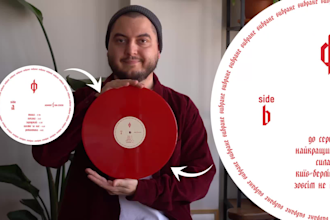 design professional vinyl record packaging for printing