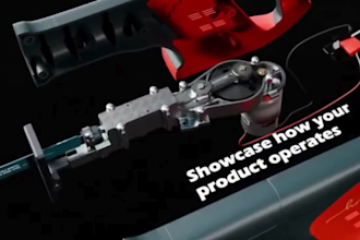 create realistic cgi 3d product explainer video commercial industrial animation