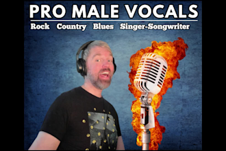 be your male singer for country, rock, blues, folk