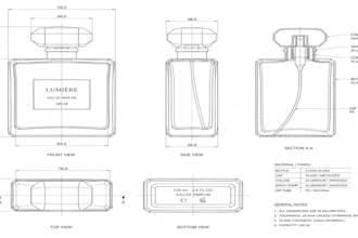 do perfume packaging, perfume labels, 3d bottles, and logo