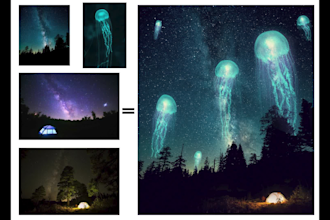 do photoshop manipulation, photo composite design and any image editing work
