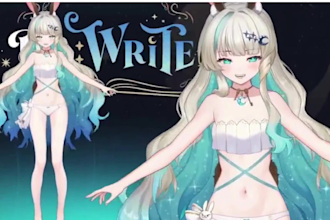 draw and rig live2d vtuber model, live2d rigging, vtuber commission