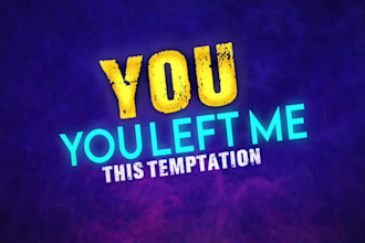 create animated lyric music video for your song