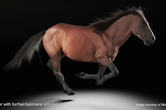 do 3d high quality 3d animal animation, 3d animal rigging, 3d xgen zbrush model