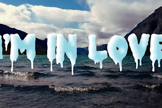 create an animated lyric music video for your song