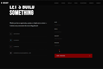 design and code a front end website
