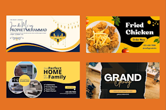 design professional animated banner ads, covers, social posts, and animated GIF