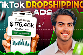 create tiktok dropshipping video ads for ecommerce and shopify products