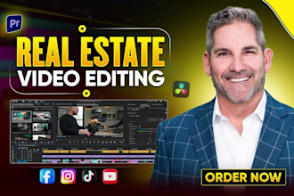 create cinematic real estate videos promos video editing