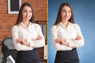 create professional studio backdrops for your portrait headshots in photoshop