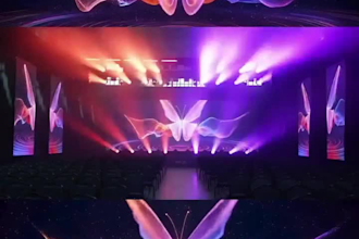 create impressive led stage visuals for concert church and conference background
