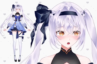 rig vtuber model, live2d vtuber rigging, live2d vtuber avatar, vtuber animation