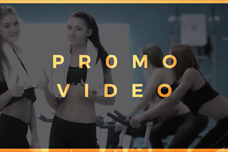create attractive fitness or gym video for social media
