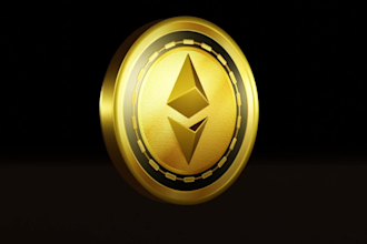 make 3d  crypto coin token bitcoin logo 360 degree rotation spinning animation