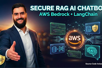 develop a secure rag ai chatbot using langchain and AWS bedrock