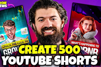 do youtube shorts, instagram reels, tiktok reels editing