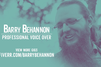 create a high quality american male voice over