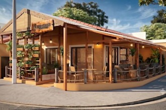 create rendering and simple animations for cafes and restaurants