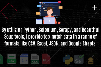 do python web scraping, data scraper and API scraping and crawling