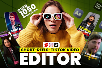 do instagram reels editing, youtube shorts, tiktok captions